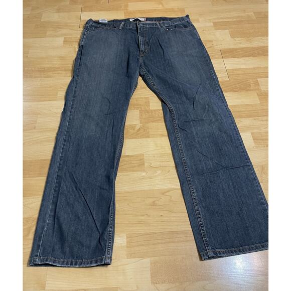 Levi's 559 Jeans Men's 40X32 Dark Wash Straight Red Tab‎ Blue Pre-Owned - Picture 1 of 5